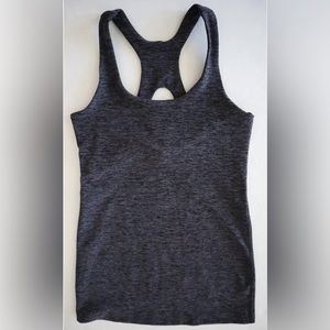 Beyond Yoga SM14AW Nocturnal Navy Built-In Bra Racerback Tank Top